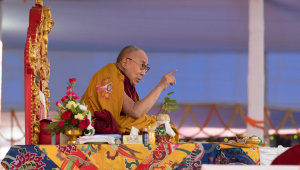 Dalai Lama a Bodhgaya